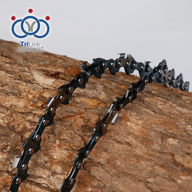 Lien de chaîne de scie à rouleau en acier inoxydable, métal de bonne qualité pour la coupe du bois